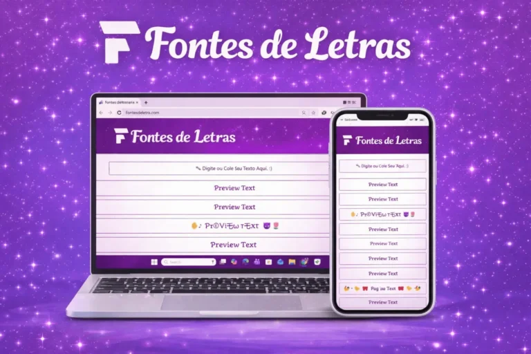 Fontes de Letras para instagram